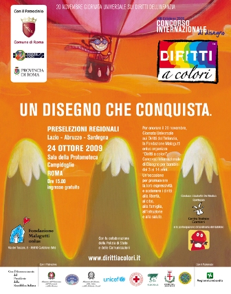 21.10.2009 – Diritti a Colori – Preselezioni Regione Lazio, Abruzzo, Sardegna