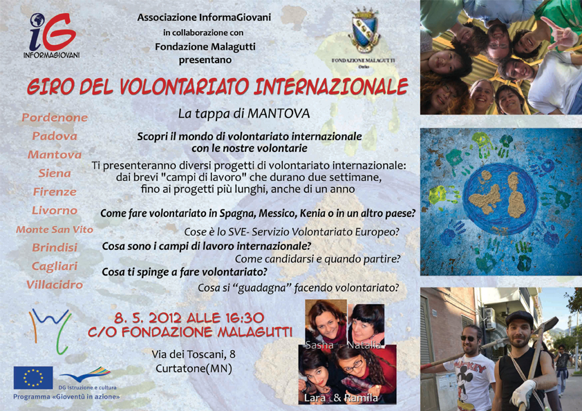 Volontario Europeo: tappa a Mantova del ‘Giro del volontariato’