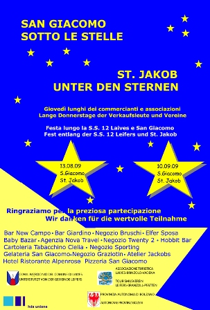12.08.2009 – Diritti a Colori – Evento a Bolzano