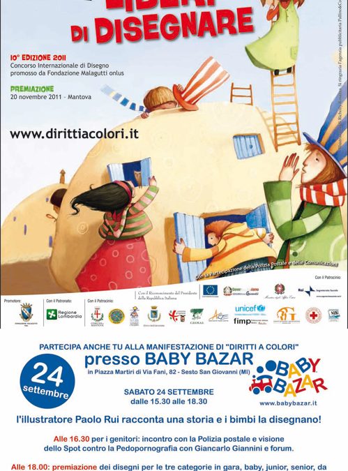 22.09.2011 – Manifestazione di “Diritti Colori” con l’illustratore Paolo Rui