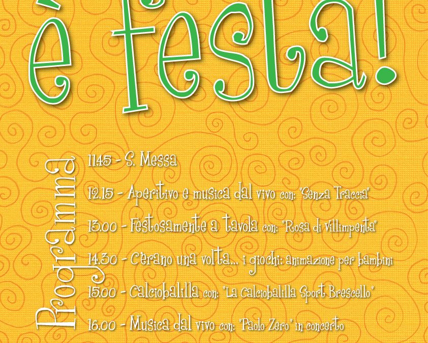 12 Giugno E’ festa