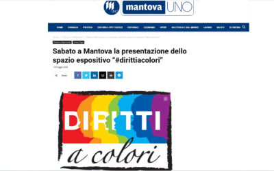 Mantovauno.it – 16.05.2023 – Sabato a Mantova la presentazione dello spazio espositivo “#dirittiacolori”