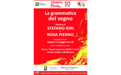 Inaugurazione mostra “La Grammatica del Segno”, aperta dall’11 maggio al 26 maggio – Spazio Espositivo “Diritti a Colori”